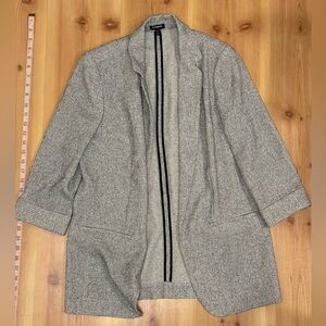 Express Heather Gray Women's Suit Jacket